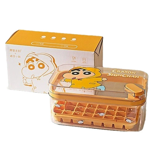 Формы для льда Crayon Shin-chan бытовой продукт питания ледяной лоток с push-типом замороженный кубик льда артефакт мультфильм ледяной контейнер
