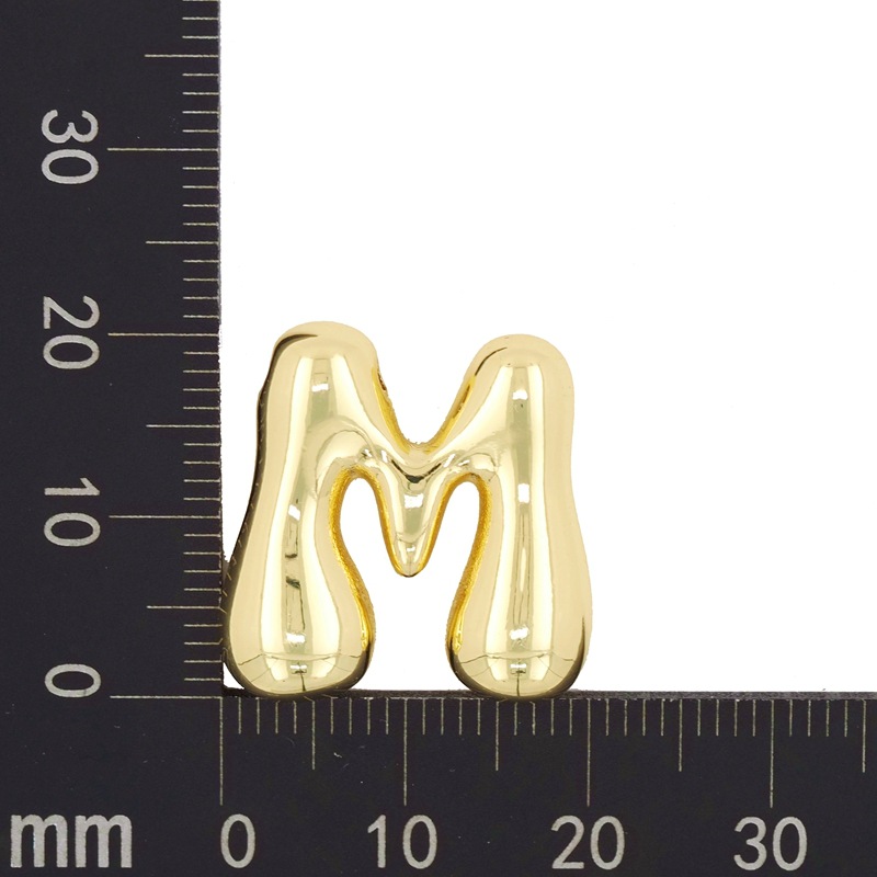 Copper Plating Letter Pendant Necklace display picture 5