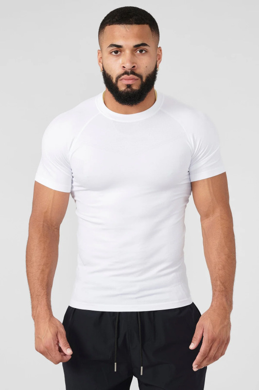 YOUNGLA メンズ Tシャツ スポーツ フィットネス 速乾性 通気性 ストレッチ フィットネス ジャージ ジョガー アウトドア ランニング バスケットボール ウェア|undefined