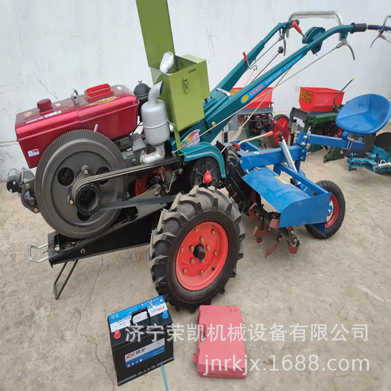 电启动手扶拖拉机