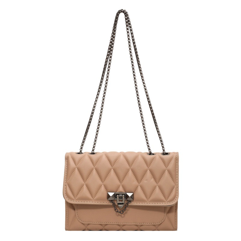 Alta textura nicho diseño personalizado moda bolso de las mujeres 2024 invierno nueva cadena rombo solo hombro bolsa de las axilas