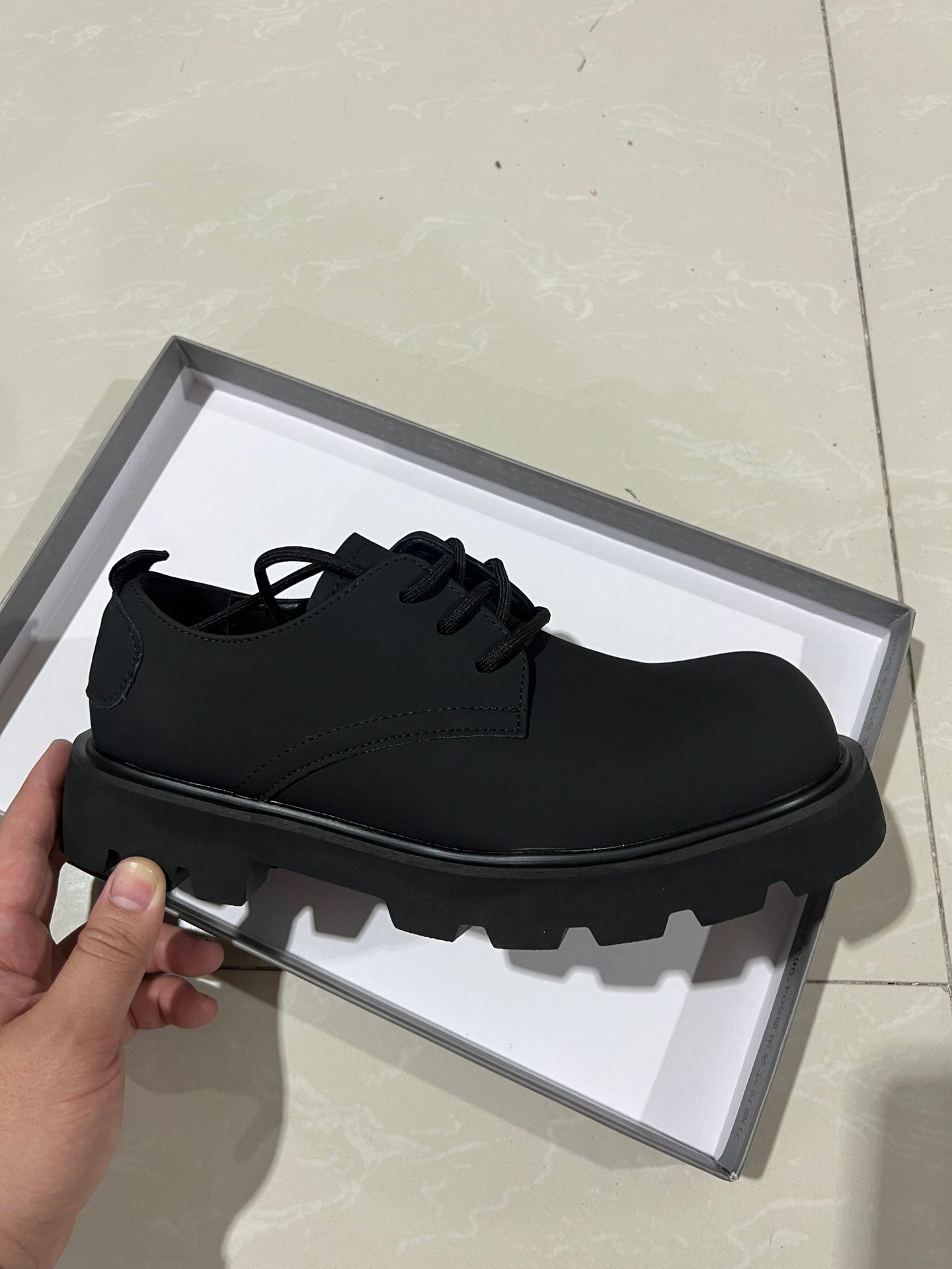 ShoeVault Derby Cow Suede Genuine Leather Toe Thick Low Top Big Yellow Boots Soft Bottom Non-Slip Fashion Men Shoes Trendy_voghion.com