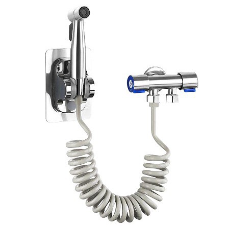 Juego de Pistola Pulverizadora de Alta Presión para Inodoro 304 de Acero inoxidable 304, Presurizado