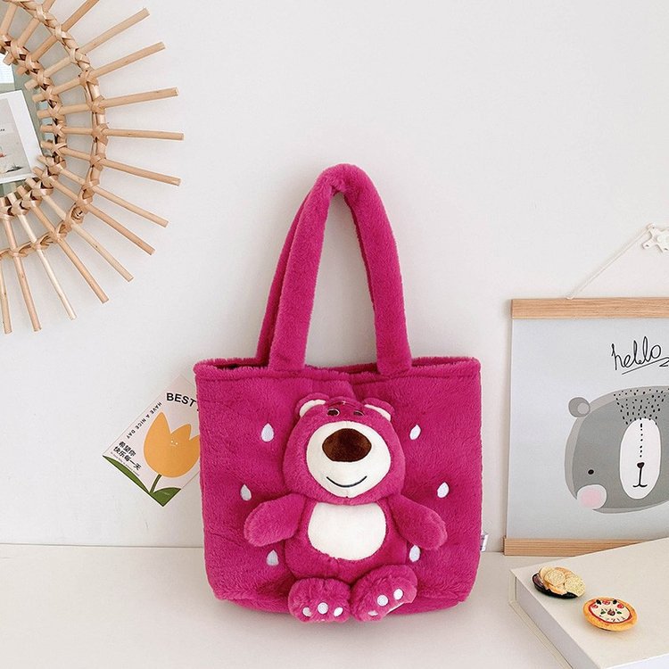 plush cartoon bag