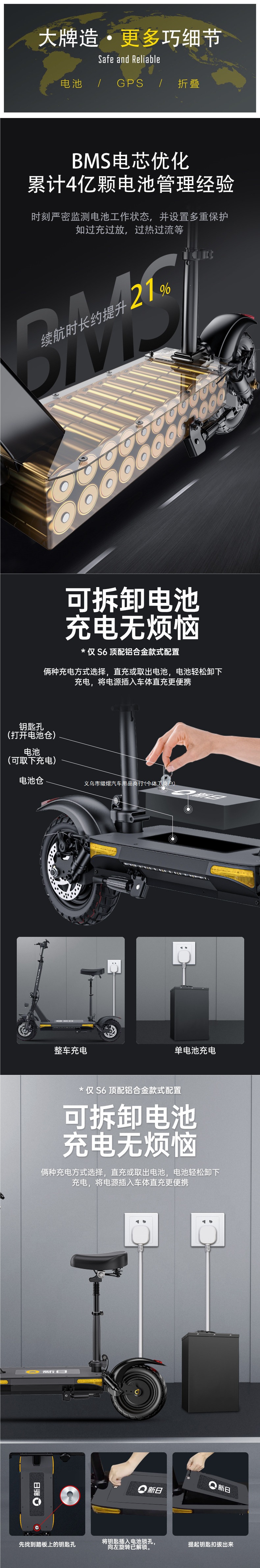 Xinri electric scooter, foldable electric vehicle for adults, small two-wheeled mini electric vehicle for commuting