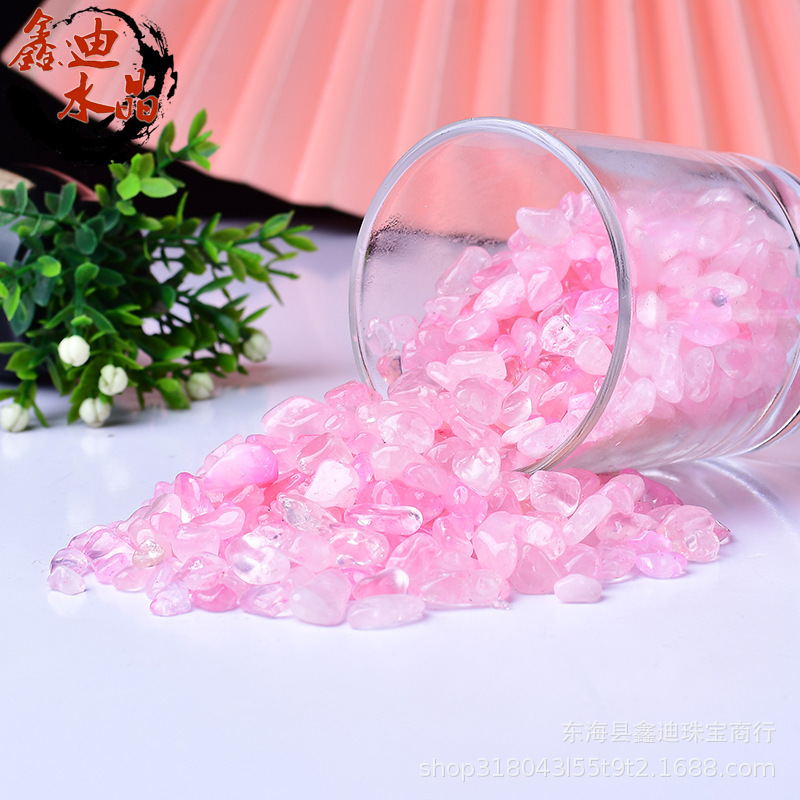 Colored Pink Crystal Gravel Wholesale Small Particle Pink Crystal Gravel Ornaments Manicure Glue DIY Decoration Colored Pink Crystal Gravel Wholesale Small Particle Pink Crystal Gravel Ornaments Manicure Glue DIY Decoration