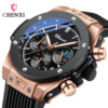 CHENXI/ Dawn new pattern multi-function man watch rivet Phase of the moon Timing calendar Noctilucent waterproof Watch 939