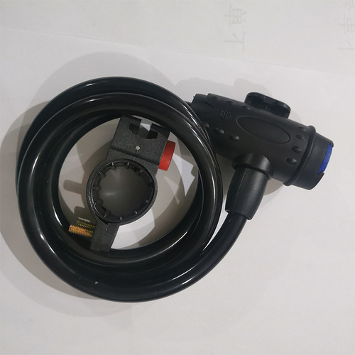 Factory wholesale bicycle lock steel cable lock ring-shaped key type anti-theft lock single bike anti-theft lock customizable length