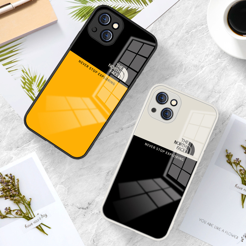 For Apple 16 Mobile Phone Case 15pro Fashion Brand North iPhone14promax New 12 Personality 11 Color