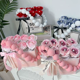 鲜花花艺制品;仿真花;香皂花