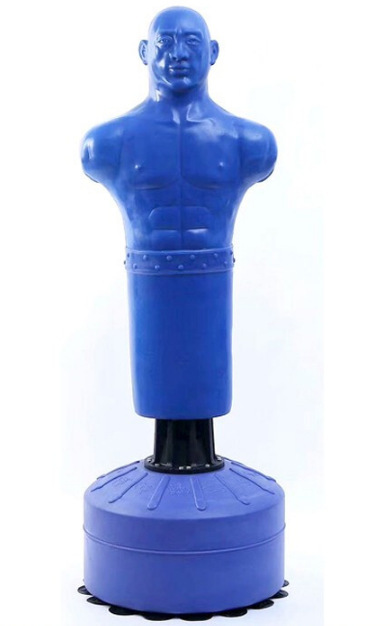 Muñeco de boxeo de goma transfronteriza, bolsa de arena de silicona, entrenamiento profesional, dumbbell doméstico, muñeco vertical