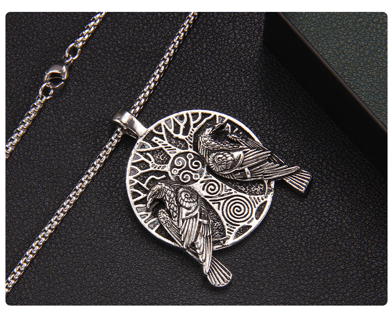 Fashion Eagle Stainless Steel Plating Pendant Necklace 1 Piece