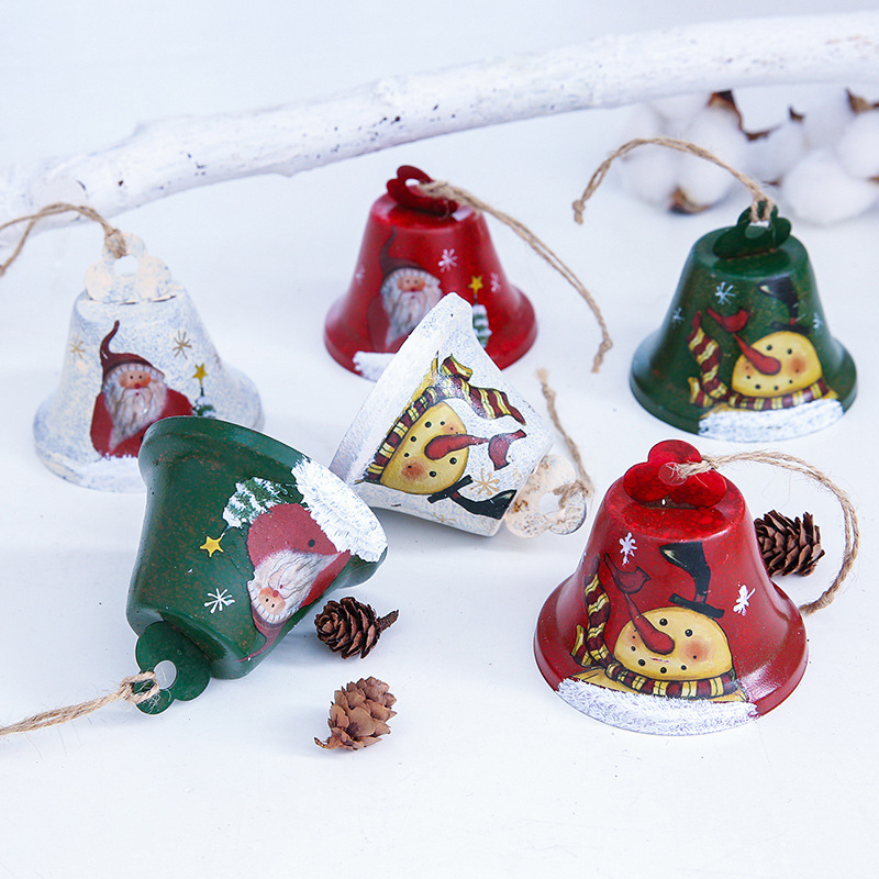 Christmas Christmas Snowman Iron Party Wind Chimes display picture 2