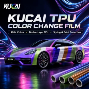 TPU Rəng Dəyişən Film PPF Rəngli Avtomobil Örtüyü, Ləkəyə Qarşı, Özünü Bərpa Edən