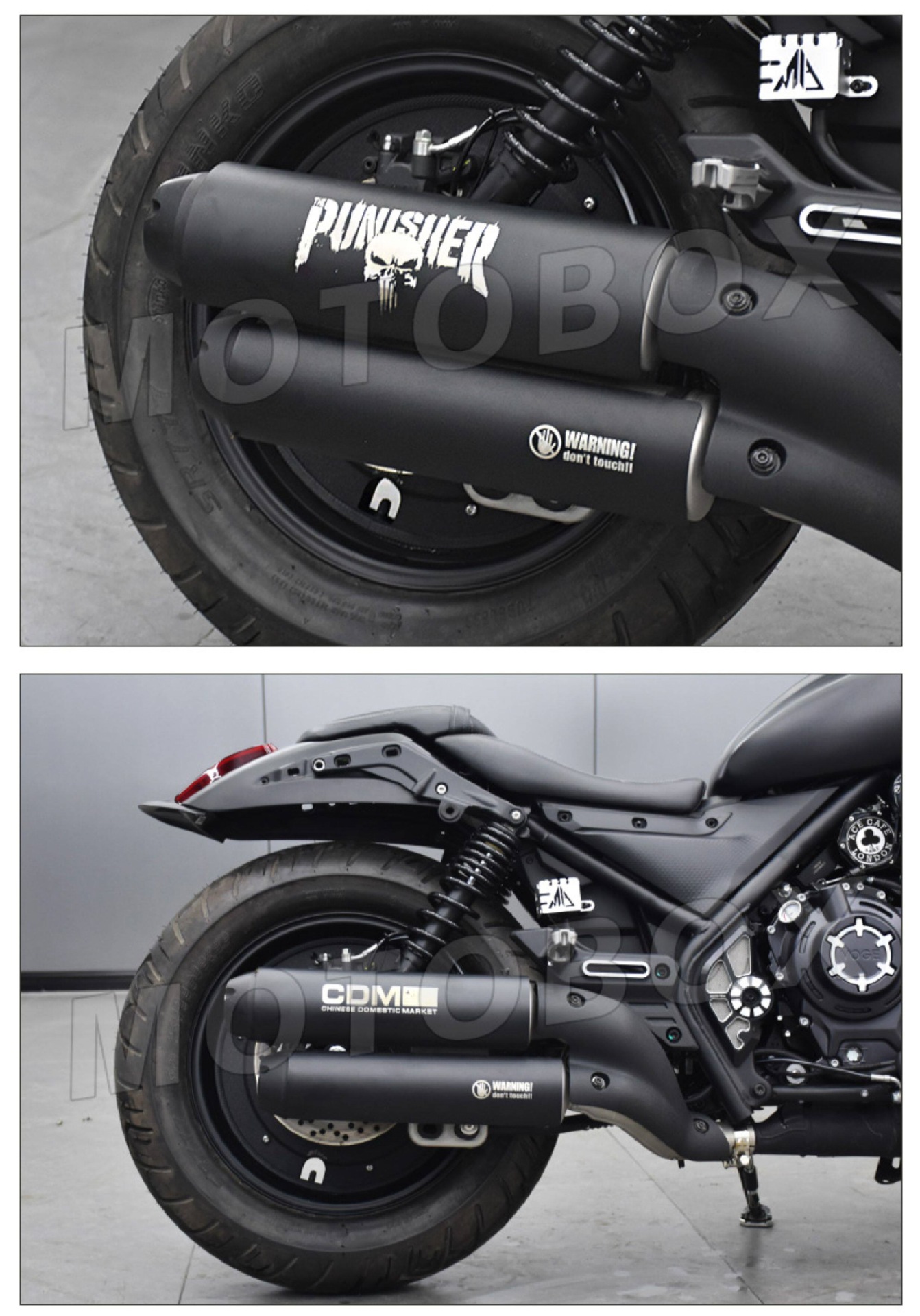 Suitable for the Wuyi CU250/525/625 Chinchilla Napoleon 450 exhaust pipe anti-scald cover blackened protective cover