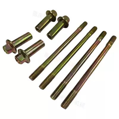 Motorcycle Engine Parts Zongshen Cg200 Steel Column Bolts and Nuts Cg125/Cg150 Cylinder Column Nut Kit (Motorcycle engine and accessories) - cg200