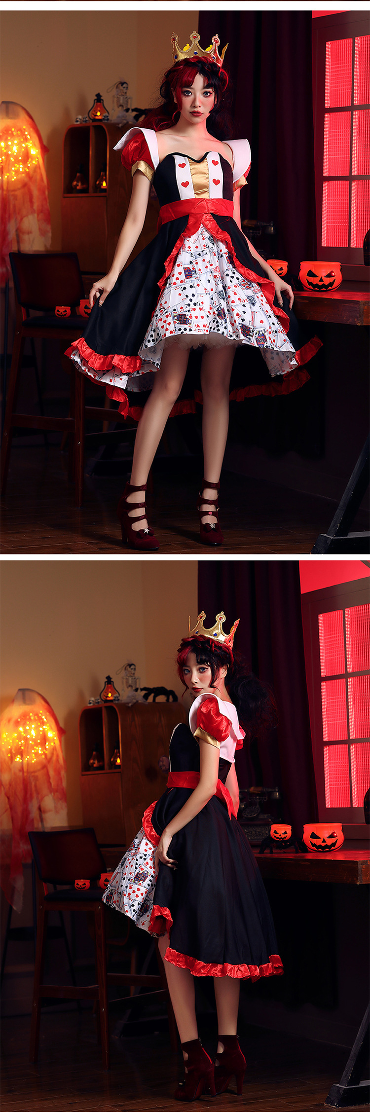 red and black dress costume HalloweenCostumes.com Small/Medium Women Classic Vampire Costume Dress for Women