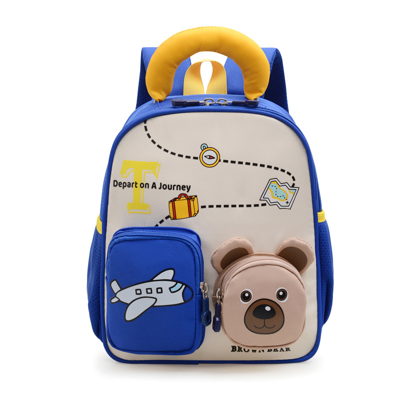 Mochila infantil transfronteriza, mochila transpirable preescolar, mochila escolar de 3 años, 5 años, niños y niñas, mochila pequeña ligera
