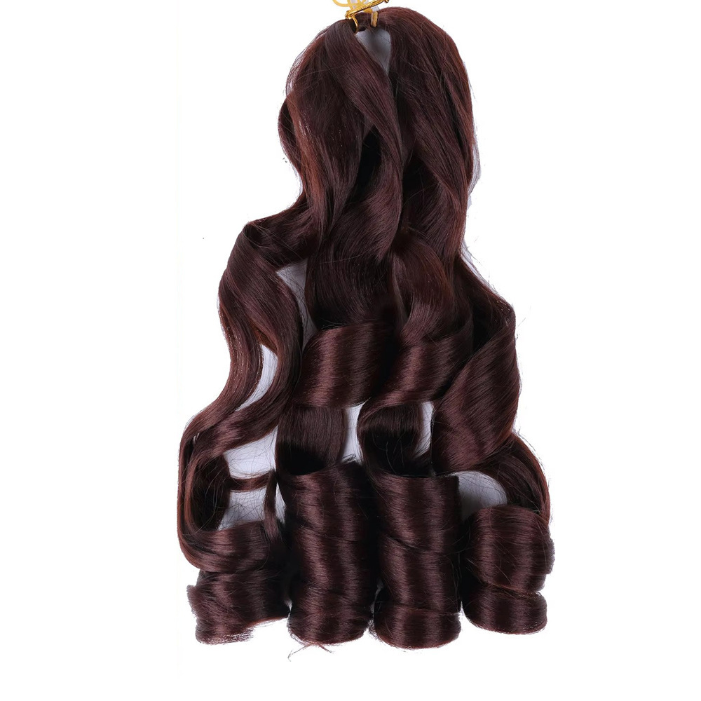 Peruca de comercio exterior extensión de cabello de mujer rollo suelto de cola de caballo africano sucio de cabello de aguja de cabello francés natural rollo de cabello trenzado