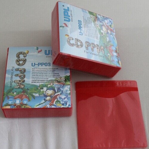 透明光盘包装袋 pp塑料包装袋  刻录光盘PP袋 双面光盘袋100个/包