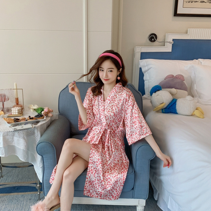 B006#핑크 레오파드 프린트