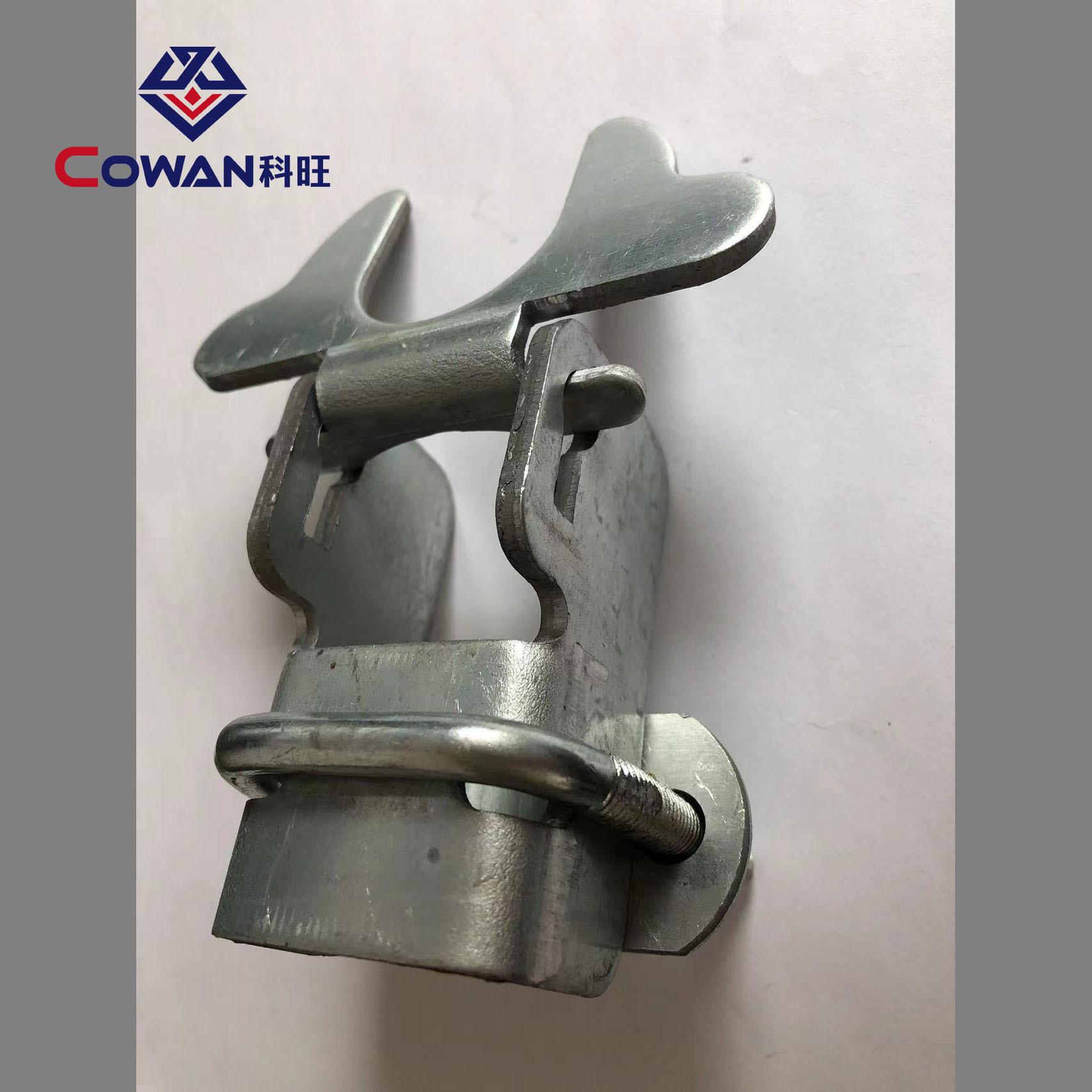 Cerradura de jaula para perros, cerradura de mariposa, accesorios de instalación de malla de cadena de eslabones de cadena, tarjeta de conexión de tubería de acero de exportación, pasador de resorte, cerradura heterosexual