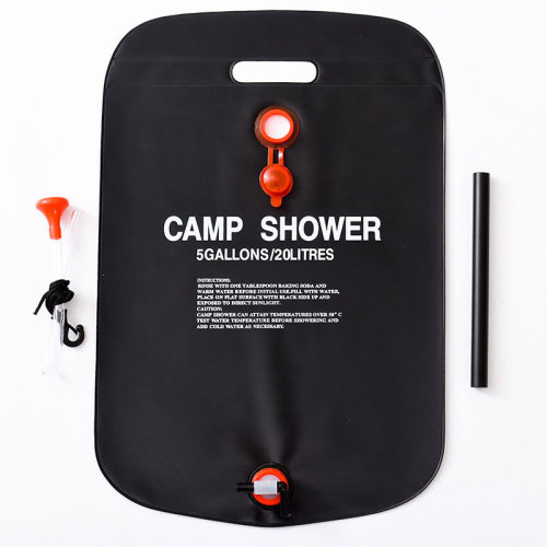 20L folding water bag outdoor portable transparent PVC bucket bucket water bag bathing camping shower shower