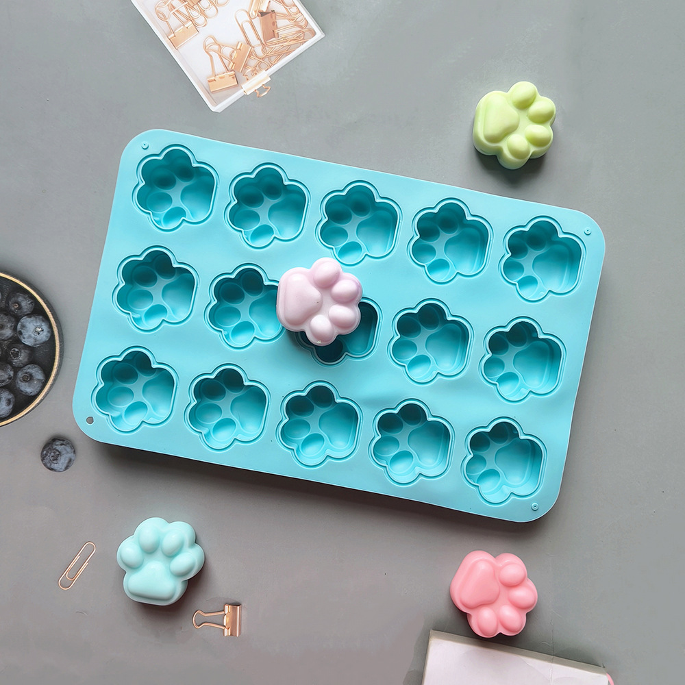 15 garras de gato 360 pastel molde de galletas heladas chocolate molde de pudín