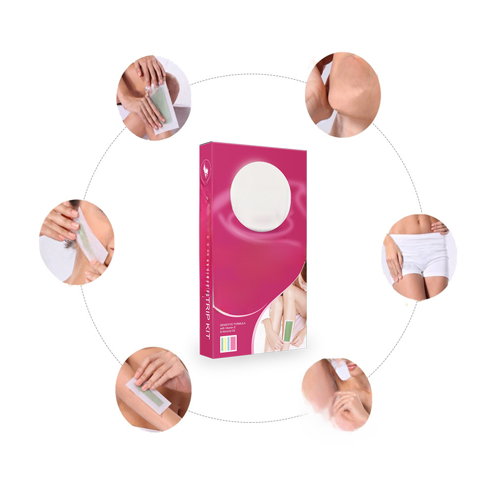 VERONNI Full English Hair Removal Wax Paper Single Sided Leg Full Body Non Permanent Underarm Private Facial Hair Removal