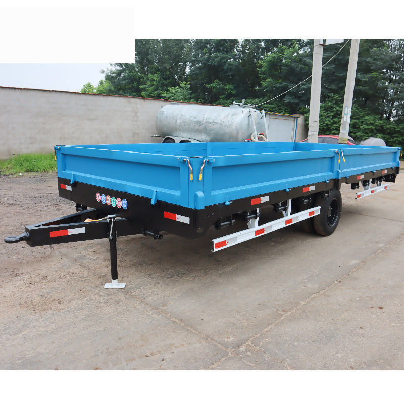 9吨农用拖车 平板拖车 拖拉机拖斗 牵引拖拉机挂车 拖斗
