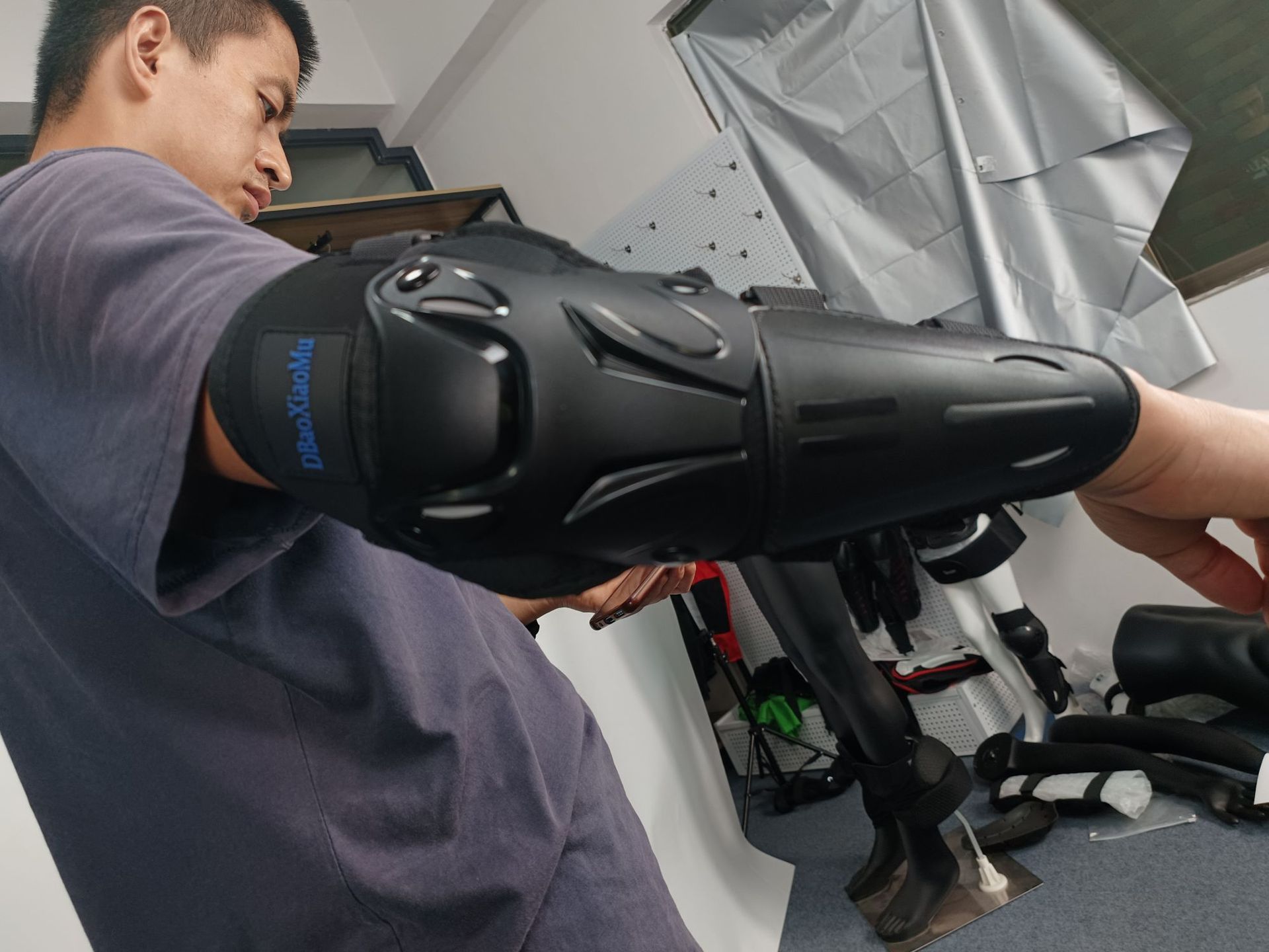 Motocicleta rodilla protector codo conjunto de cuatro piezas jinete de montaña equipo anticorrida a prueba de viento cuatro estaciones calentamiento CE