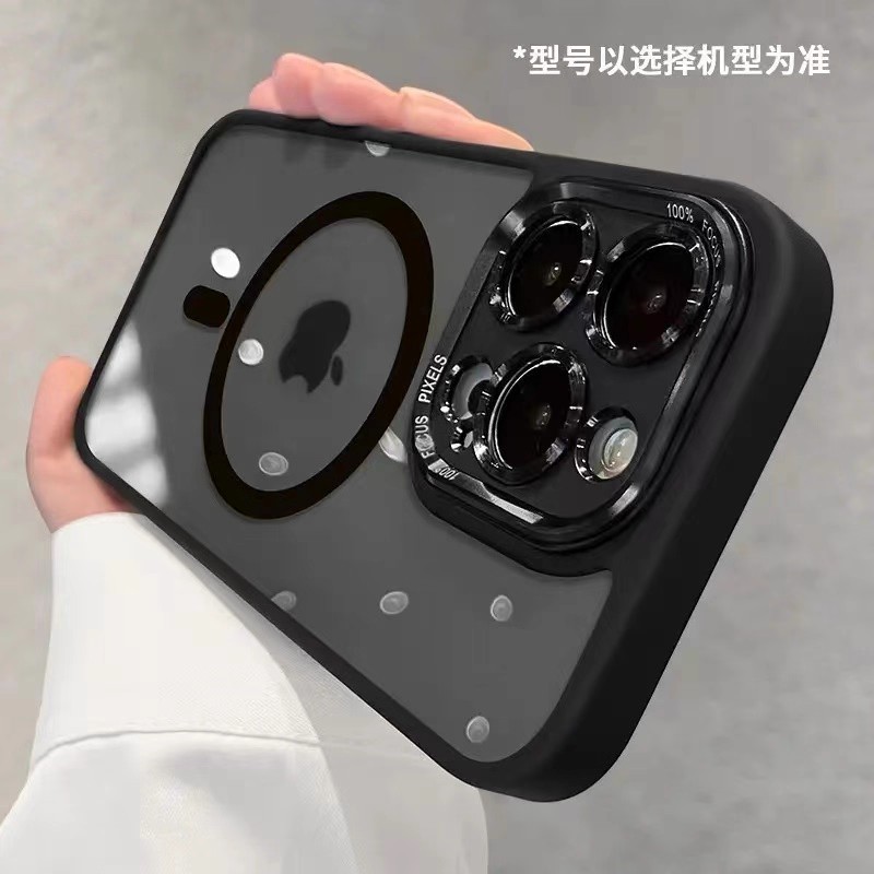二代鹰眼磁吸充电适用iPhone17手机壳全包金属镜头苹果16透明硬套|undefined
