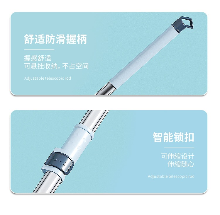 Soft-Bristled Curved Telescopic Car Wash Mop, Car Cleaning Tool, Durable and Specialized for Car Washing