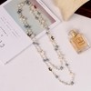 Fashionable necklace from pearl, retro accessory, long sweater, chain, Korean style, European style