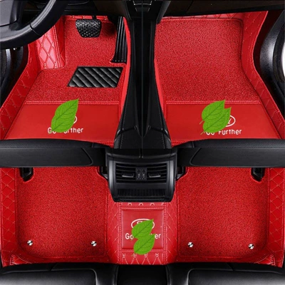 Modelə uyğun ayaqaltı: Suitable for Ford Focus - ruiji-double-layered-bright-red-bright-red-silk-loop