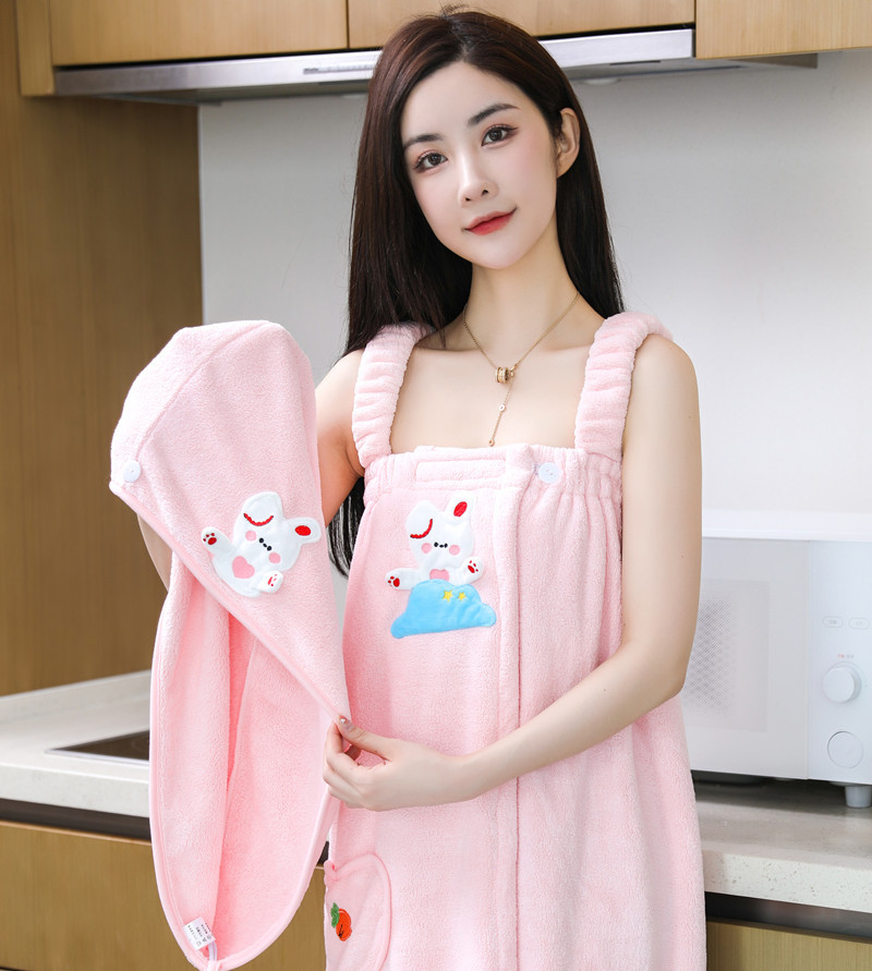 Dry Cap Women, Super Absorbent Quick-Dry Drying Towel, Shower Cap, 2022 New Style, Thickened Wrap For Washing Hair_voghion.com