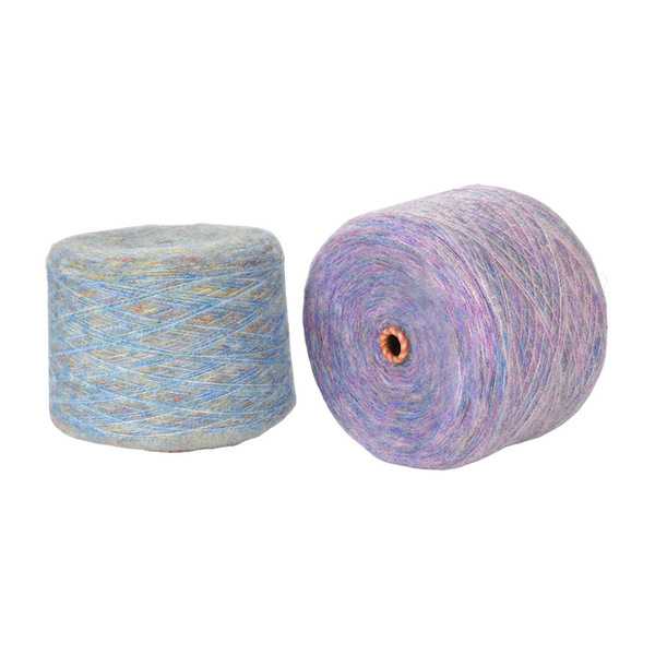 Spot 1/4.2NM oil painting colorful velvet coat factory woven yarn…