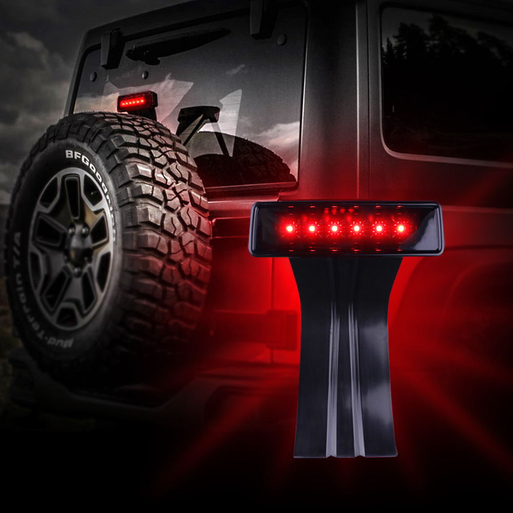 Cross-Border Wholesale of Modified Tail Light Accessories for 2007-2018 Jeep Wrangler Jk High-Mounted Brake Lights