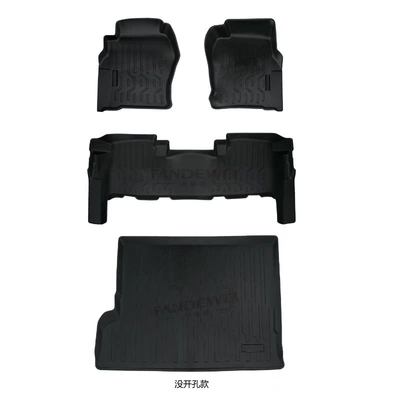 Y61, Universal Foot Pad - nissan-patrol-y61-front-5-seater-tpe-floor-mats-trunk-mat-non-perforated-all-tpe-special-car