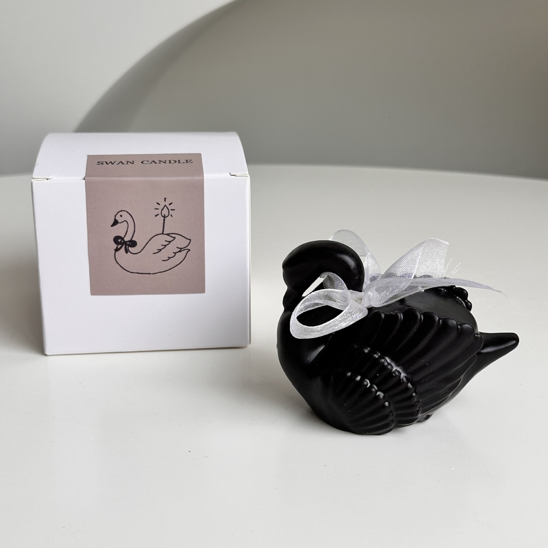 Schwanengöttin-Bankett-Gastgeschenk-Aromakerze, Muttertagsgeschenk, Lehrertagsgeschenk, Ornament_voghion.com