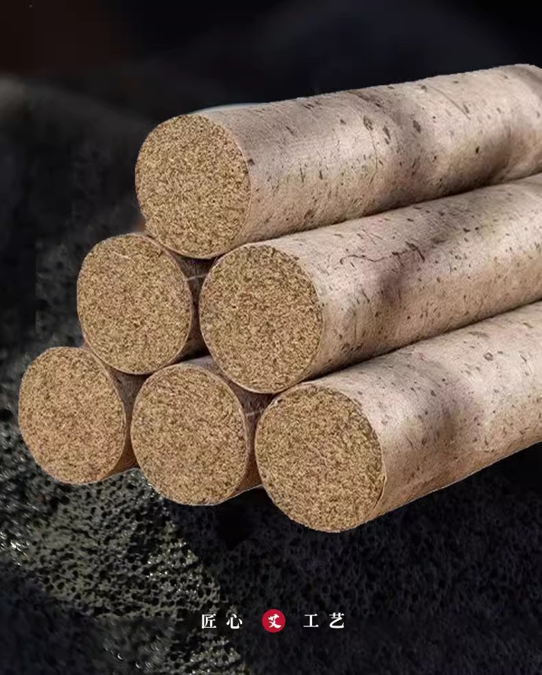 Five-Year Aged Moxa Stick 8cm Large Pure Mugwort Ai Ye Moxibustion Roll for Home Use overview