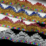 Блестки для ногтей, аксессуар, 3см, новая коллекция, (в наличии на складе), с вышивкой, DIY