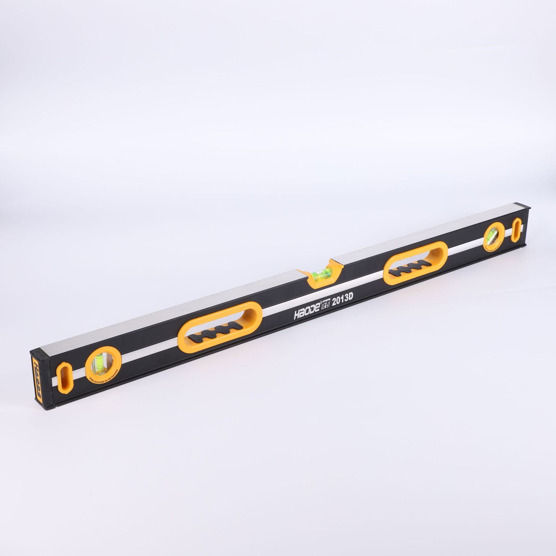 铸铝带磁铝合金水平仪直尺实心尺强磁水平建筑工具厂家批发