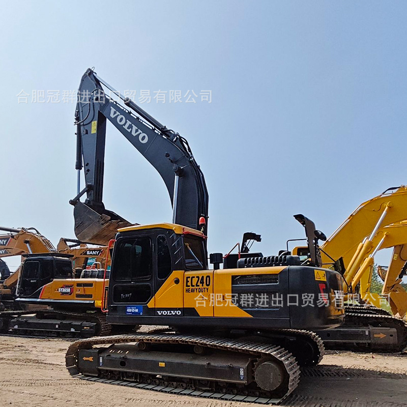 Comercio exterior venta directa Volvo EC240 excavadora tipo orugas gran construcción retroexcavadora hidráulica image 3