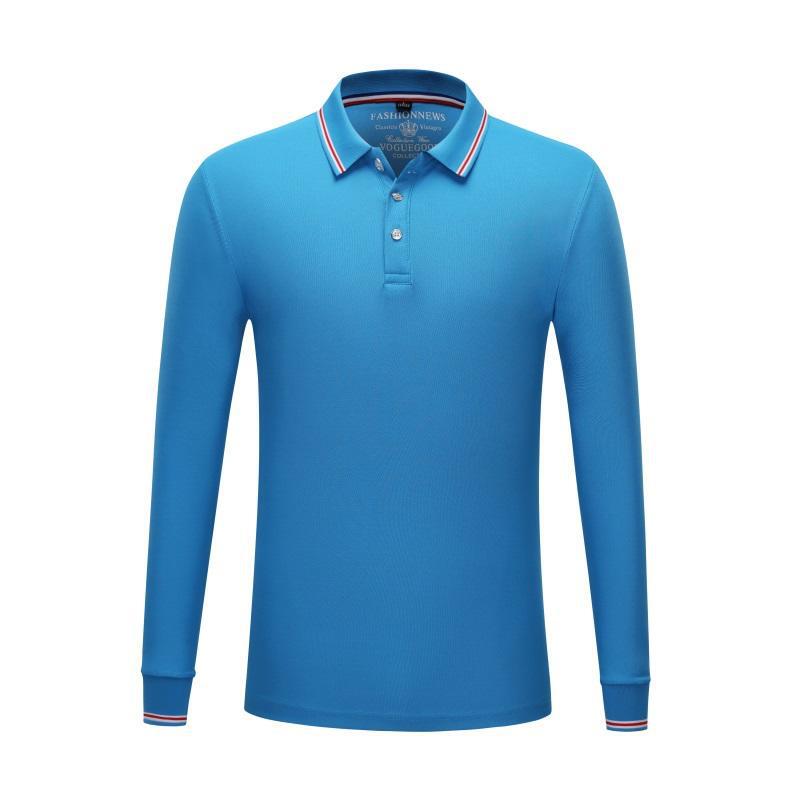 Autumn Long-Sleeved Lapel Polo Shirt, High-End Business Workwear, Event Cultural Shirt, Advertising Shirt with Printed Logo Autumn Long-Sleeved Lapel Polo Shirt, High-End Business Workwear, Event Cultural Shirt, Advertising Shirt with Printed Logo