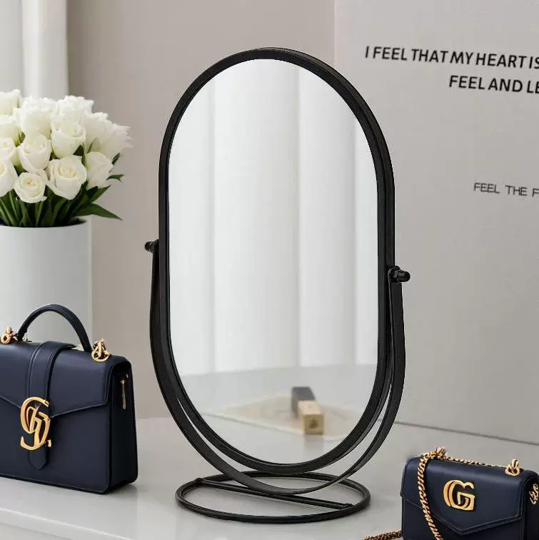 Стиль Инс стол-д dressing table макияж зеркало спальня домашний настольное зеркало общежитие европейский стиль зеркало красоты округлое маленькое зеркало