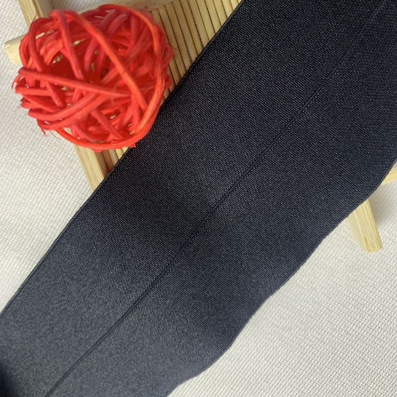 鬆緊帶1.0~6.0光絲對摺彈力包邊帶亮光橡筋鬆緊帶輔料羽絨服袖口