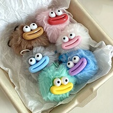 A 36215 Pom Pom Keychain ë��Ȥζ�Ҽ��羳����ͨ��
