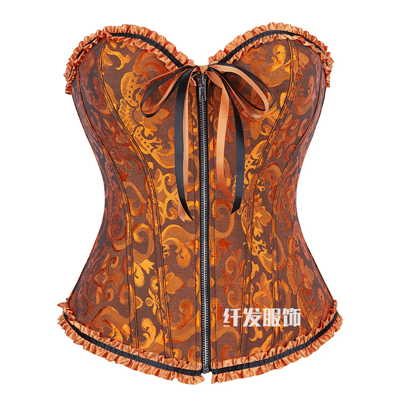 Ropa interior de la boda suministro Comercio exterior vestido novia cremallera cintura chaleco corsé corte europeo y americano vientre contratación