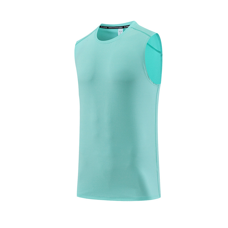 Verano nuevos deportes de secado rápido Chaleco de los hombres que absorbe la humedad sin mangas suelto ligero entrenamiento de fitness correr chaleco